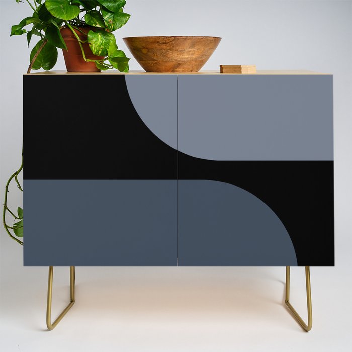 Modern Minimal Arch Abstract XV Credenza Gallery Image 1