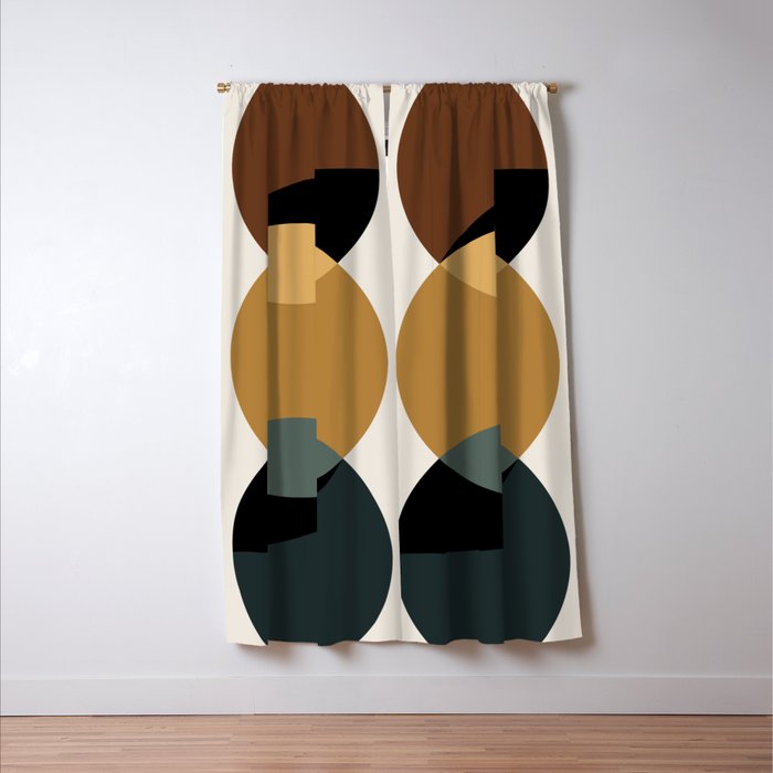 Geometric Harmony III Window Curtain Gallery Image 3