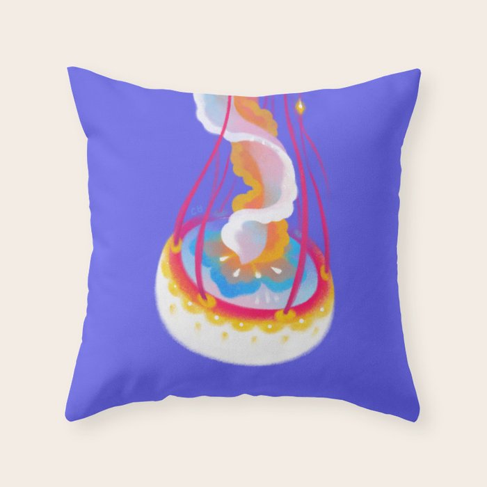 Jellyfish Throw Pillow Gallery Image 1