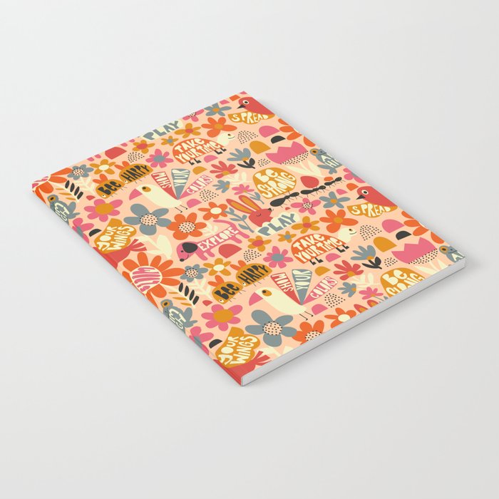 Playful Meadow Cute Animals with Motivational Affirmations - Bright and Warm Notebook Gallery Image 2