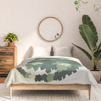 Cat Plants: Meowstera Comforter Gallery Image 3