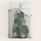 Cat Plants: Meowstera Duvet Cover Gallery Image 6
