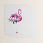 Flower Flamingo Wrapping Paper Gallery Image 3