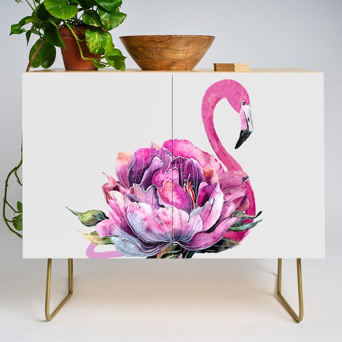Flower Flamingo Credenza Gallery Image 1