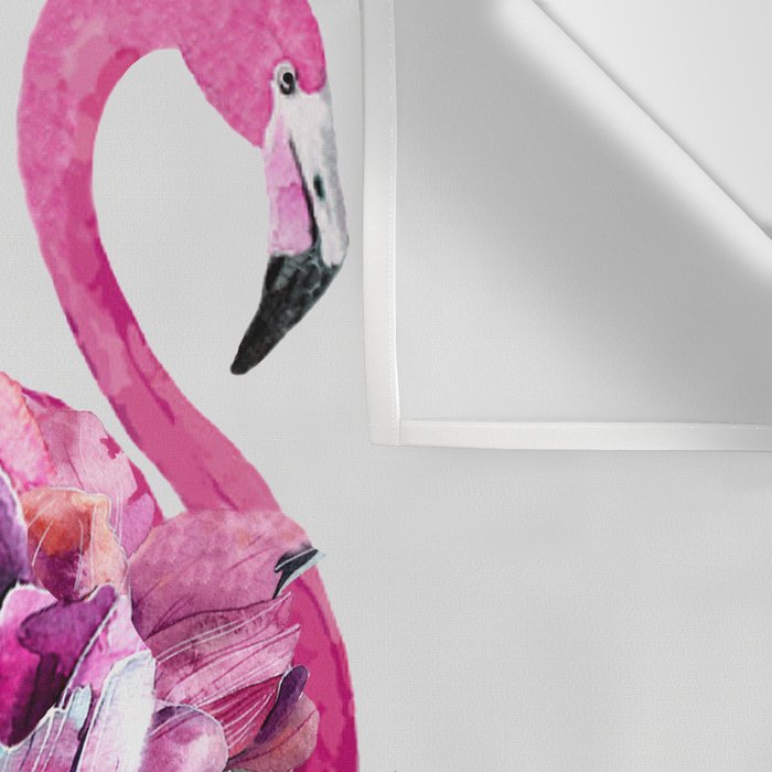 Flower Flamingo Wall Tapestry Gallery Image 3