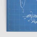 Surfboard Patent - Surfer Surfing Lover Art - Blueprint Poster Gallery Image 3
