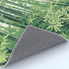 Green Bamboo Forest   Rug Gallery Image 4