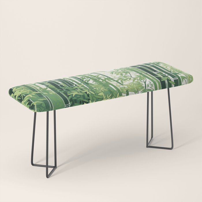 Green Bamboo Forest   Bench Gallery Image 1