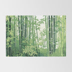 Green Bamboo Forest   Rug Gallery Image 2