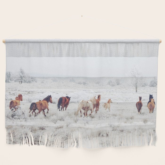Winter Horses Wall Hanging Gallery Image 1