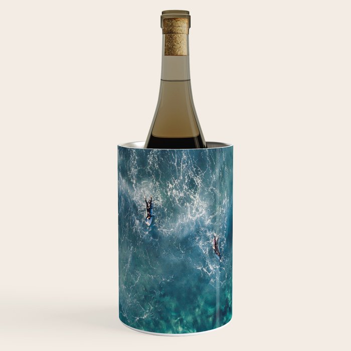 Surfing in the Ocean 2 Wine Chiller Gallery Image 1