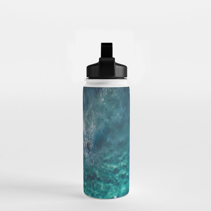 Surfing in the Ocean 2 Water Bottle Gallery Image 2
