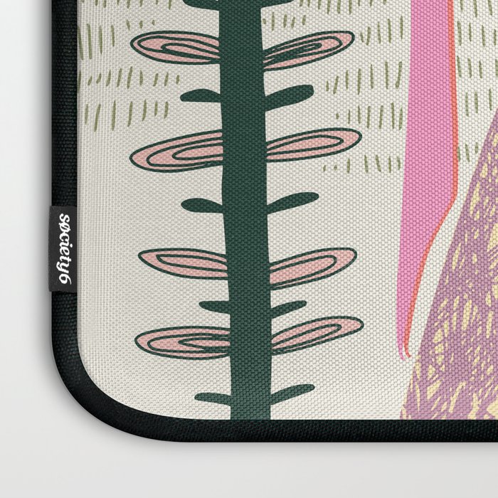Block print bunny Laptop Sleeve Gallery Image 3