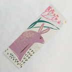 Block print bunny Yoga Mat Gallery Image 1