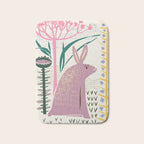 Block print bunny Bath Mat Gallery Image 1