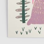 Block print bunny Poster Gallery Image 3