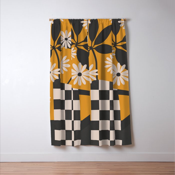 Daisy Daydreams 6 Window Curtain Gallery Image 3