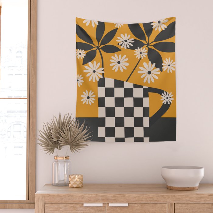 Daisy Daydreams 6 Wall Tapestry Gallery Image 2