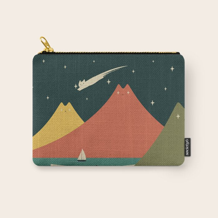 Cat Landscape 130 Carry All Pouch Gallery Image 1