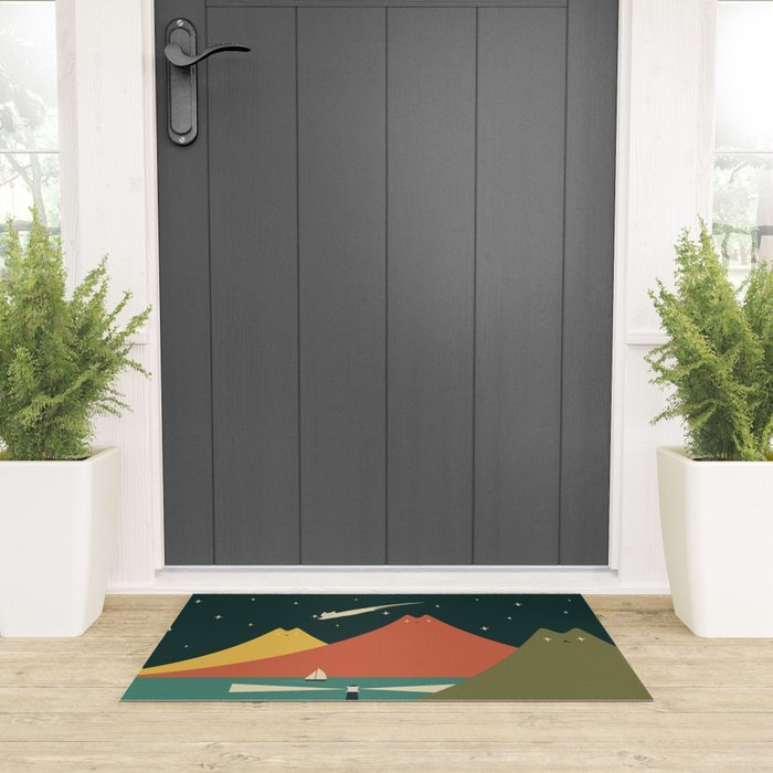Cat Landscape 130 Welcome Mat Gallery Image 3