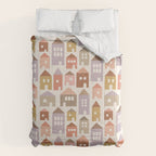 Happy Houses - Earth Tones Comforter Gallery Image 6