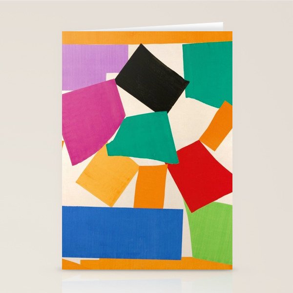 Henri Matisse - The Snail cut-out series portrait painting Stationery Card Gallery Image 2