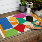 Henri Matisse - The Snail cut-out series portrait painting Outdoor Rug Gallery Image 2