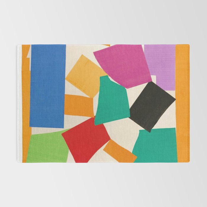 Henri Matisse - The Snail cut-out series portrait painting Rug Gallery Image 2