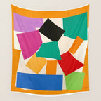 Henri Matisse - The Snail cut-out series portrait painting Wall Tapestry Gallery Image 4