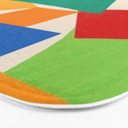 Henri Matisse - The Snail cut-out series portrait painting Bath Mat Gallery Image 3