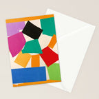 Henri Matisse - The Snail cut-out series portrait painting Stationery Card Gallery Image 2