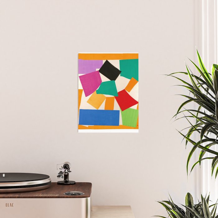 Henri Matisse - The Snail cut-out series portrait painting Poster Gallery Image 2