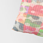 Retro Rainbow Daisy Quilt Pillow Sham Gallery Image 4