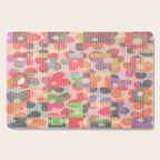 Retro Rainbow Daisy Quilt Cutting Board Gallery Image 1