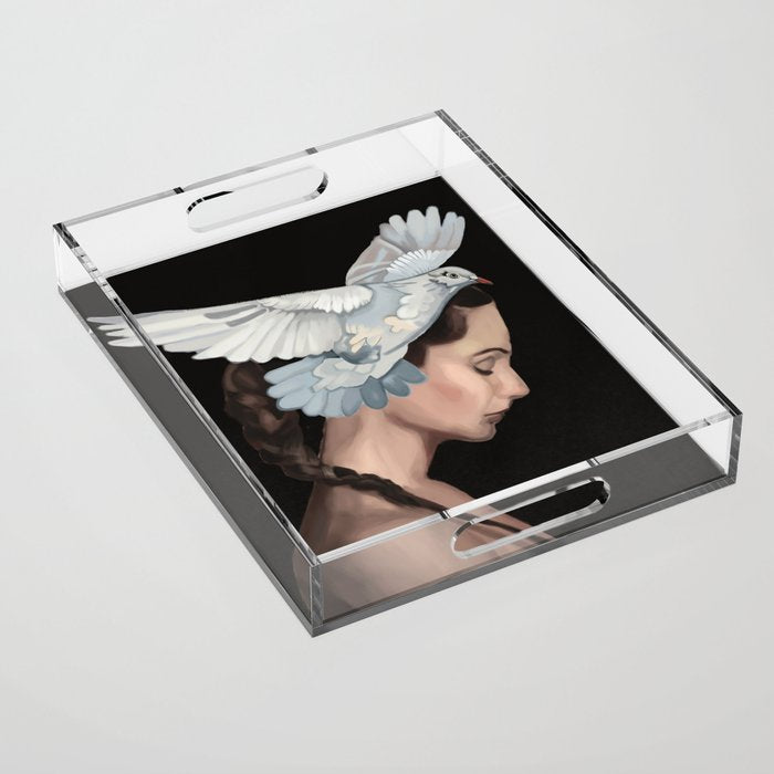 Dove 1 Acrylic Tray Gallery Image 1