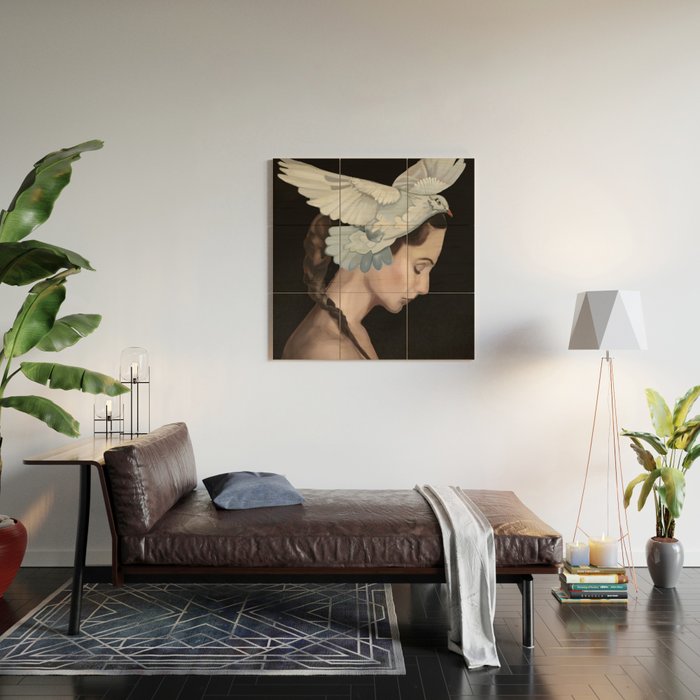Dove 1 Wood Wall Art Gallery Image 2