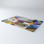 Colourful Architecture By Paul Klee  Rug Gallery Image 3
