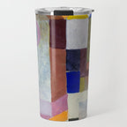 Colourful Architecture By Paul Klee  Travel Mug Gallery Image 1