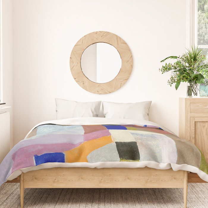 Colourful Architecture By Paul Klee  Duvet Cover Gallery Image 3