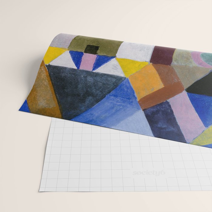 Colourful Architecture By Paul Klee  Wrapping Paper Gallery Image 2