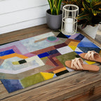 Colourful Architecture By Paul Klee  Outdoor Rug Gallery Image 2