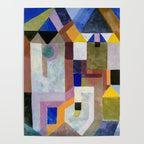 Colourful Architecture By Paul Klee  Poster Gallery Image 4