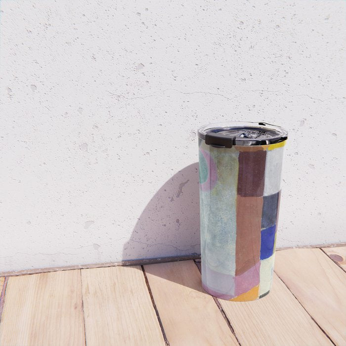 Colourful Architecture By Paul Klee  Travel Mug Gallery Image 4