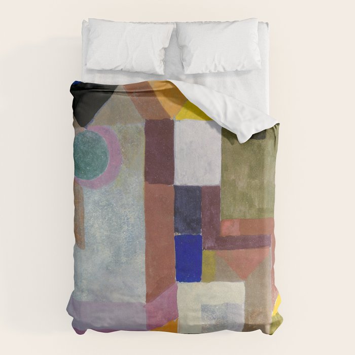 Colourful Architecture By Paul Klee  Duvet Cover Gallery Image 6