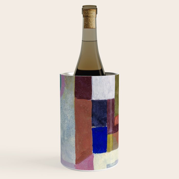 Colourful Architecture By Paul Klee  Wine Chiller Gallery Image 1