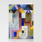 Colourful Architecture By Paul Klee  Stationery Card Gallery Image 2