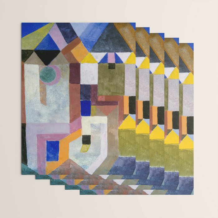Colourful Architecture By Paul Klee  Wrapping Paper Gallery Image 3