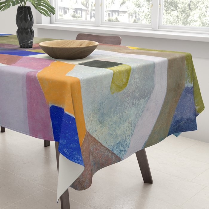 Colourful Architecture By Paul Klee  Tablecloth Gallery Image 3