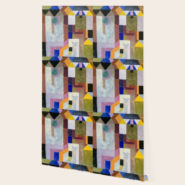 Colourful Architecture By Paul Klee  Wallpaper Gallery Image 2