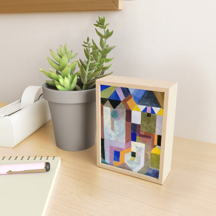 Colourful Architecture By Paul Klee  Mini Art Print Gallery Image 2
